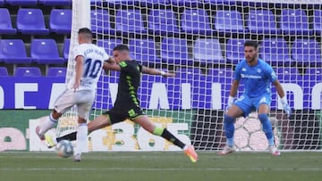 19/07/20 PARTIDO DE PRIMERA DIVISION PROTOCOLO CORONAVIRUS COBID-19 VALLADOLID - BETIS GOL 2-0 PLANO