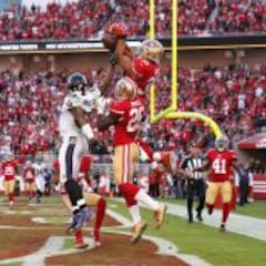 Los 49ers derrotan a los Ravens en un partido de despropósitos