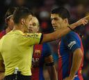 Suárez: "Me río de la expulsión, era lo que quería el árbitro"
