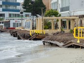 Playa de Ibiza tras el temporal, a 29 de enero de 2026, en Ibiza, Islas Baleares (España). El Centro de Coordinación de Emergencia 112 ha gestionado un total de 109 incidencias entre las 12.00 horas del miércoles y las 06.00 horas de este jueves ante los efectos de la borrasca Kristin. La mayoría de incidentes han ocurrido en Ibiza.
29 ENERO 2026;TEMPORAL;BORRASCA;KRISTIN;BALEARES;IBIZA;INVIERNO;PLAYA: TALAMANCA;SES SALINES;TURISMO
Germán Lama / Europa Press
29/01/2026