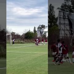 La primera combinación Palacios-Benegas que terminó en gol de Colo Colo