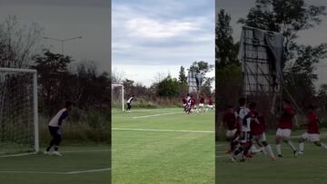 La primera combinación Palacios-Benegas que terminó en gol de Colo Colo