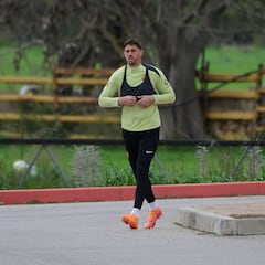 Raíllo entrena de nuevo con el grupo