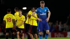 Tropiezo del Arsenal: Cleverley remonta en el 92'