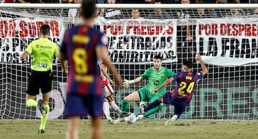O portão do Barça mantém sua equipe vencendo.