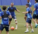 Santi Cazorla se entrena con el grupo y llega a tiempo a la final