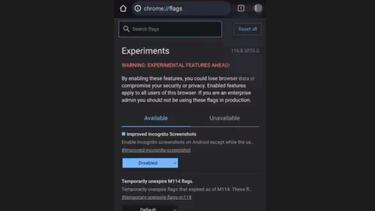 Google Chrome te dejará hacer capturas de pantalla en el modo incógnito 