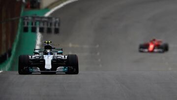 Bottas, en Sao Paulo. 