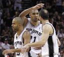 Duncan, Parker y Ginóbili, segundo trío más ganador