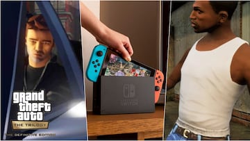 GTA Trilogy para Nintendo Switch: así lucen San Andreas, Vice City y GTA 3 en gameplay