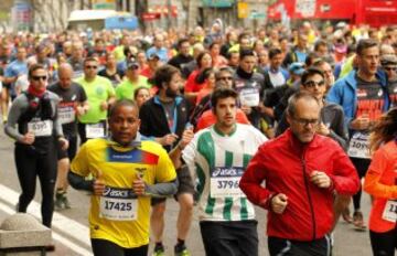 Las imágenes de la Media Maratón por las calles de Madrid