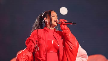 The ‘Diamonds’ singer rented the house as she prepared for her Super Bowl halftime performance.