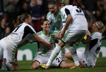 El Wolfsburgo gana 1-0 al Olympique de Lyon la Champions League.