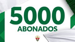 El Elche supera los 5000 abonados en la primera semana de campaña