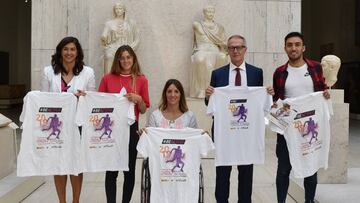 Mar&iacute;a Jos&eacute; Rienda, Jos&eacute; Guirao, Gisela Pulido, Eva Moral y Fernando Carro, en la presentaci&oacute;n de la Semana Europea del Deporte.