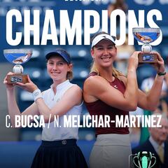 Cristina Bucsa levanta el séptimo trofeo de dobles de su carrera