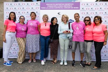 Esperanza Aguirre, acudió al evento para apoyar la lucha por la investigación contra el cáncer.