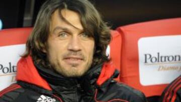 Maldini, durante su etapa en activo.