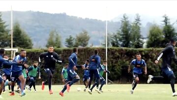 Buen ambiente en Millonarios antes del clásico bogotano