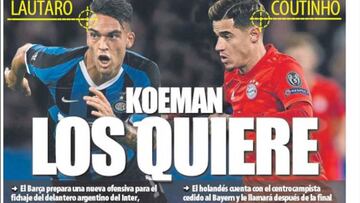 El Barcelona mantiene la apuesta por Lautaro Mart¨ªnez