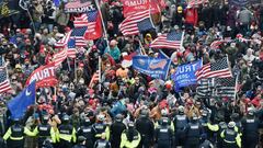 Supporters of the President broke into the Houses of Congress as part of &#039;Stop the Steal&#039; rally that began at the White House on Wednesday morning.