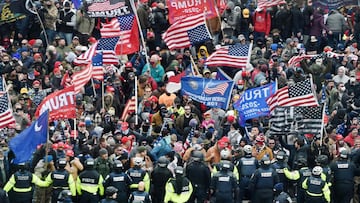 Supporters of the President broke into the Houses of Congress as part of 'Stop the Steal' rally that began at the White House on Wednesday morning.