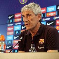 Setién: "Nos vendría bien el gol 700 de Messi en Sevilla..."