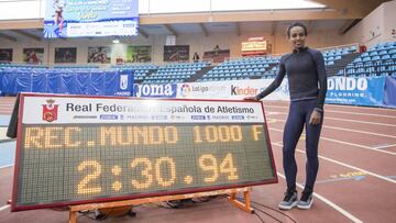 Genzebe Dibaba. 