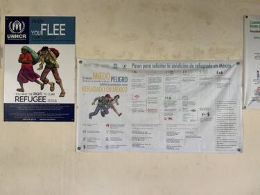 El fútbol alivia a los inmigrantes que pasaron por La Bestia