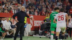 Pellegrini, durante el partido. 
SEVILLA  -  BETIS 
PELLEGRINI