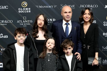 Andrés Iniesta a su llegada.
