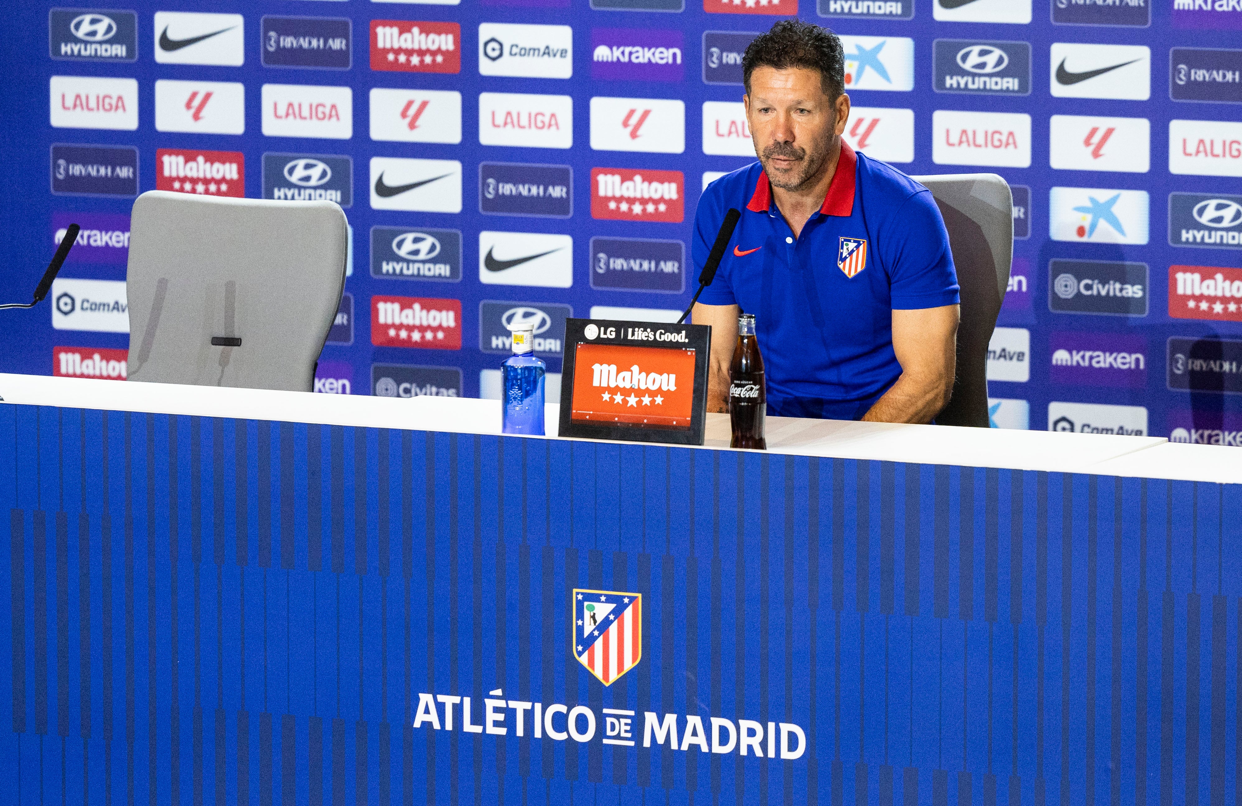 Simeone: “Con salud podemos tener equipo”