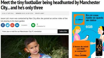 El City se interesa por un niño... de sólo 3 años y fan del Barça