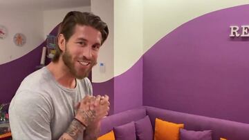 Ramos hace el reto del XI en casa con varias sorpresas