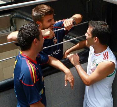 ¿Cuántas veces efrentó el Barcelona a equipos mexicanos con Piqué en la cancha?