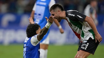 Palestino estuvo cerca de la hazaña, pero sufrió 20 minutos de terror en Brasil