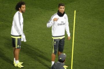 Marcelo y Cristiano Ronaldo.