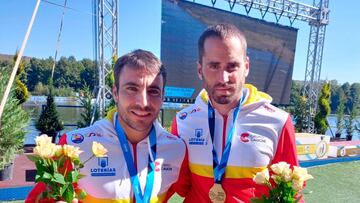 Doblete español en el C2 de los Mundiales de piragüismo maratón