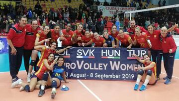 05/01/19 VOLEIBOL FEMENINO
 SELECCION ESPA&Ntilde;OLA ESPA&Ntilde;A
 PLANTILLA
 FOTO ENVIADA JOSE.ANDRES.EZQUERRO.