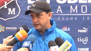 Aldo Bobadilla hablando del encuentro contra Millonarios