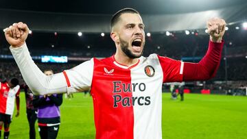 David Hancko, con el Feyenoord.