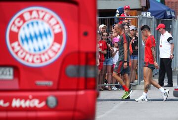 Entrenamiento de Bayern Múnich ante de empezar la temporada