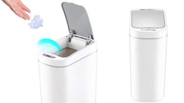Este bote de basura con sensor es superventas en Amazon México