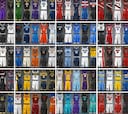 Así podrían ser los uniformes de la NBA de la próxima temporada