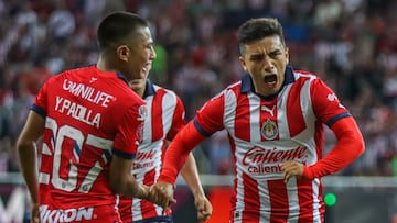 during the game Guadalajara vs Necaxa, corresponding to Round 03 of the Torneo Apertura 2023 of the Liga BBVA MX, at Akron Stadium, on July 13, 2023.
&lt;br&gt;&lt;br&gt;
durante el partido Guadalajara vs Necaxa, correspondiente a la Jornada 03 del Torneo Apertura 2023 de la Liga BBVA MX, en el Estadio Akron, el 13 de Julio de 2023.