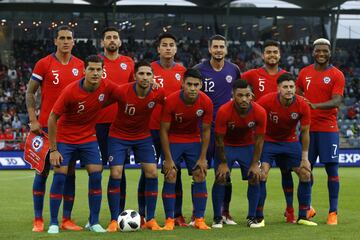 Las mejores imágenes del duelo entre Chile y Serbia en Austria