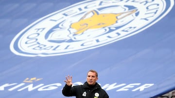 Rodgers, entrenador del Leicester City. 