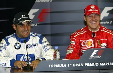 Juan Pablo Montoya revela los motivos por los que nunca pudo fichar con Ferrari y ser compañero de Schumacher: “No quería ser el número dos”