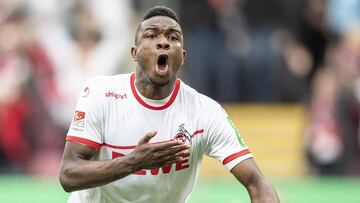 Jhon Córdoba buscará anotar su primer gol con Colonia en la Bundesliga.