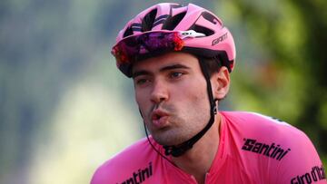 Imagen de Tom Dumoulin antes de la 19&ordm; etapa del Giro de Italia.